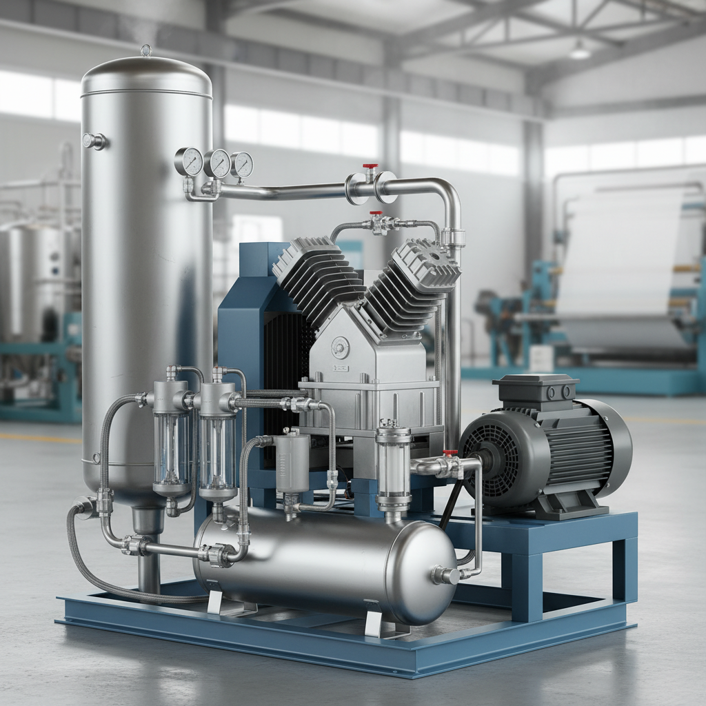 Air Machine Compressor For Textile And Chemical Production