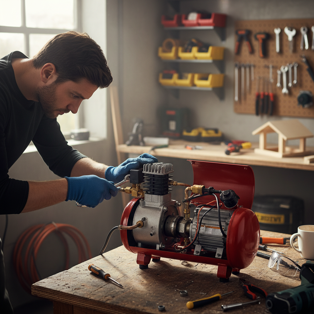 Fixing An Air Compressor For DIY Projects And Integrated Workshops