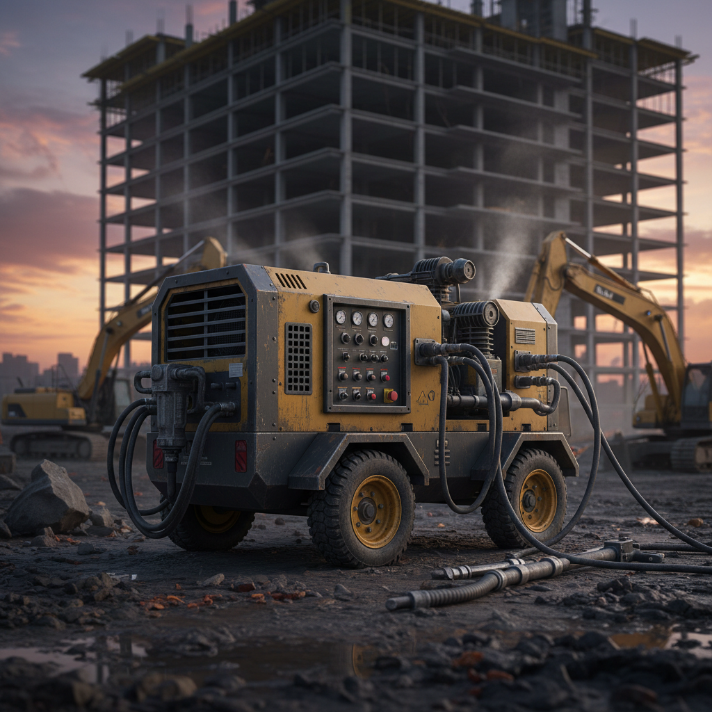 All In 1 Air Compressor For Construction And Heavy Duty Engineering