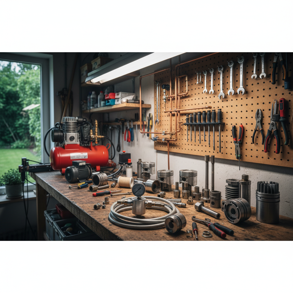 Air Compressor Spare Parts For DIY Projects And Integrated Workshops