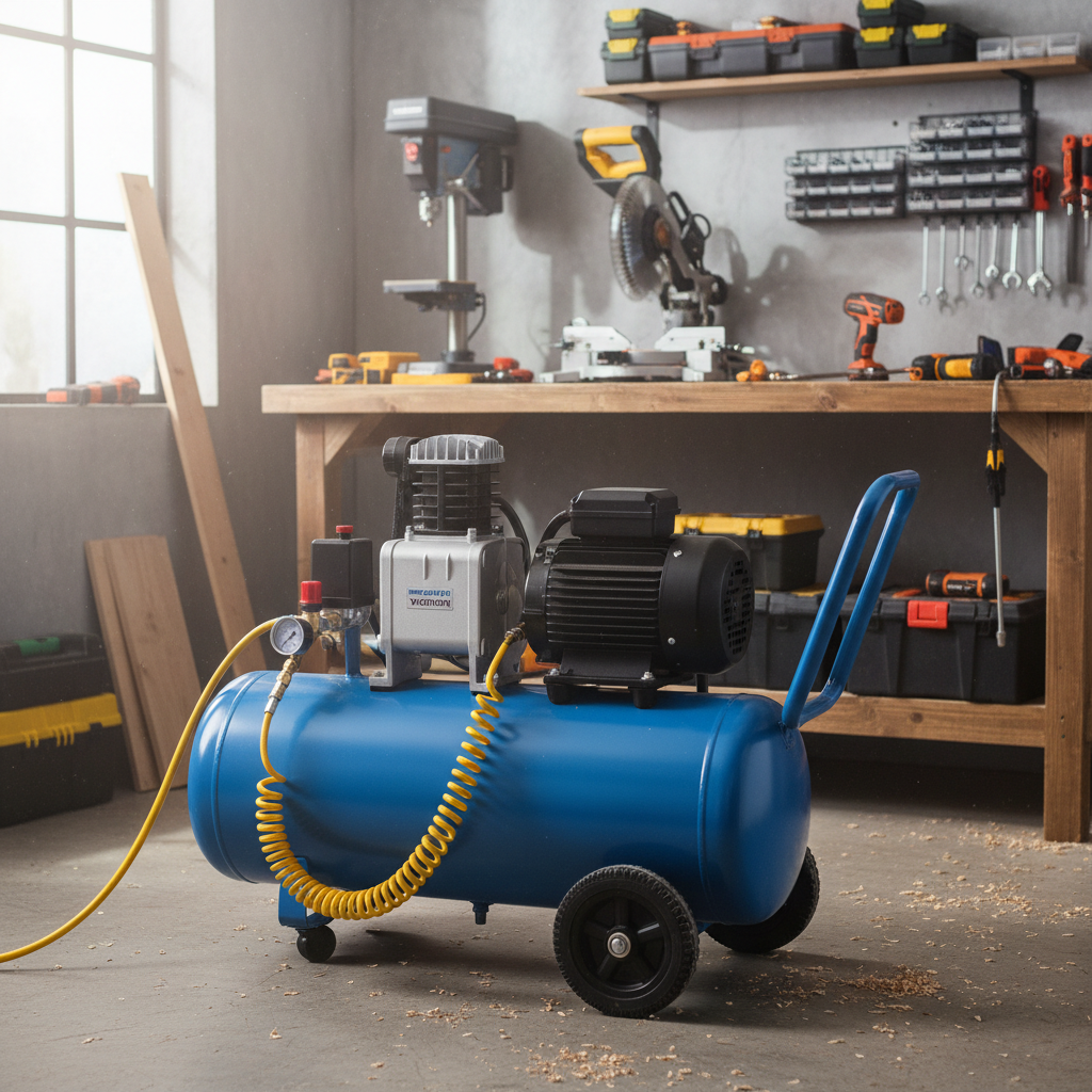 Air Compressor With Tank For DIY Projects And Integrated Workshops