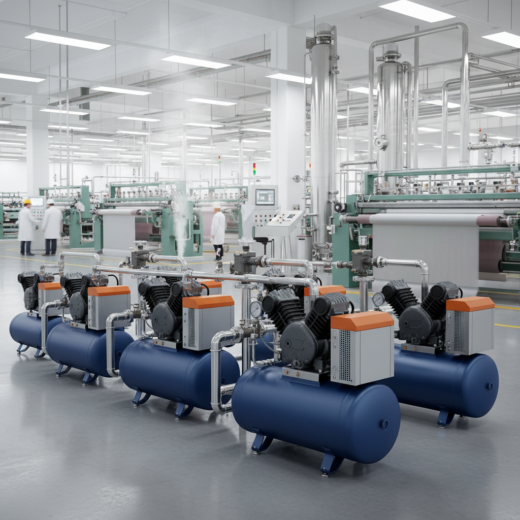 Compact Air Compressors For Textile And Chemical Production