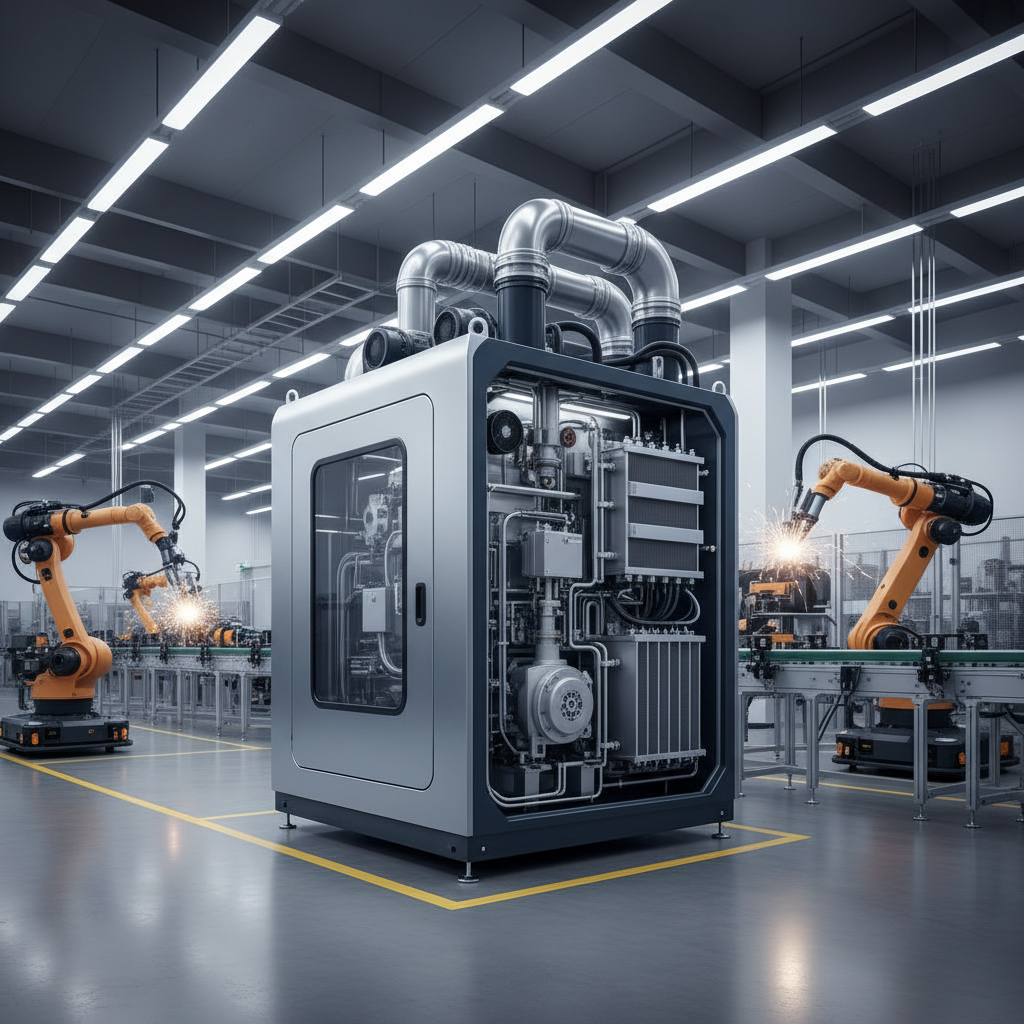 Integrated Air Compressor For Industrial Manufacturing And Automation