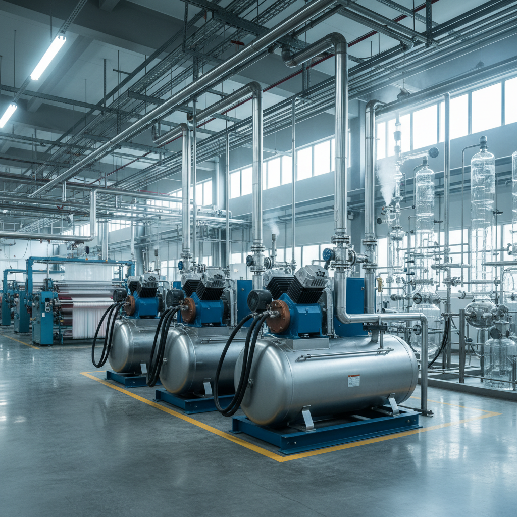 Commercial Air Compressors For Textile And Chemical Production