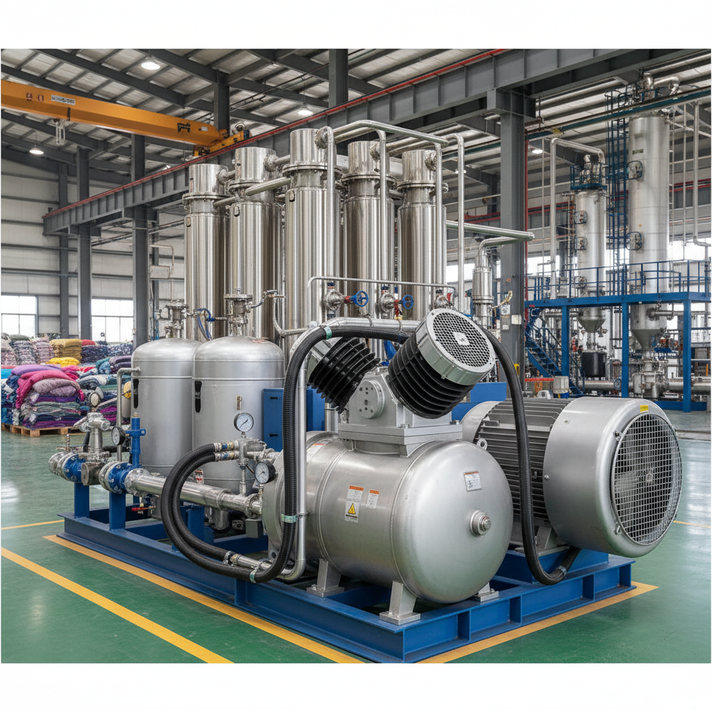 Industrial Air Compressor For Textile And Chemical Production