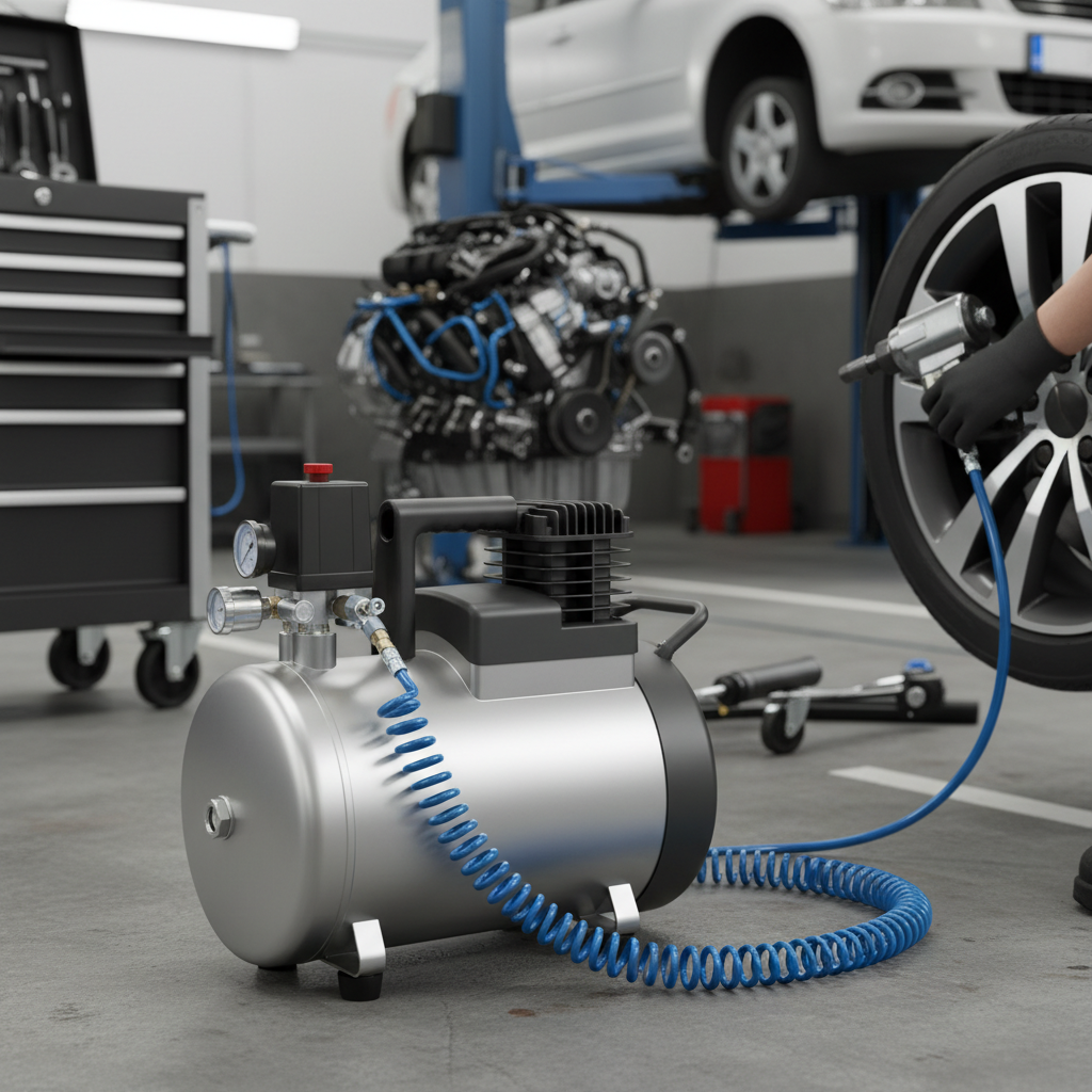 Oil Free Compressor For Automotive Repair And Maintenance