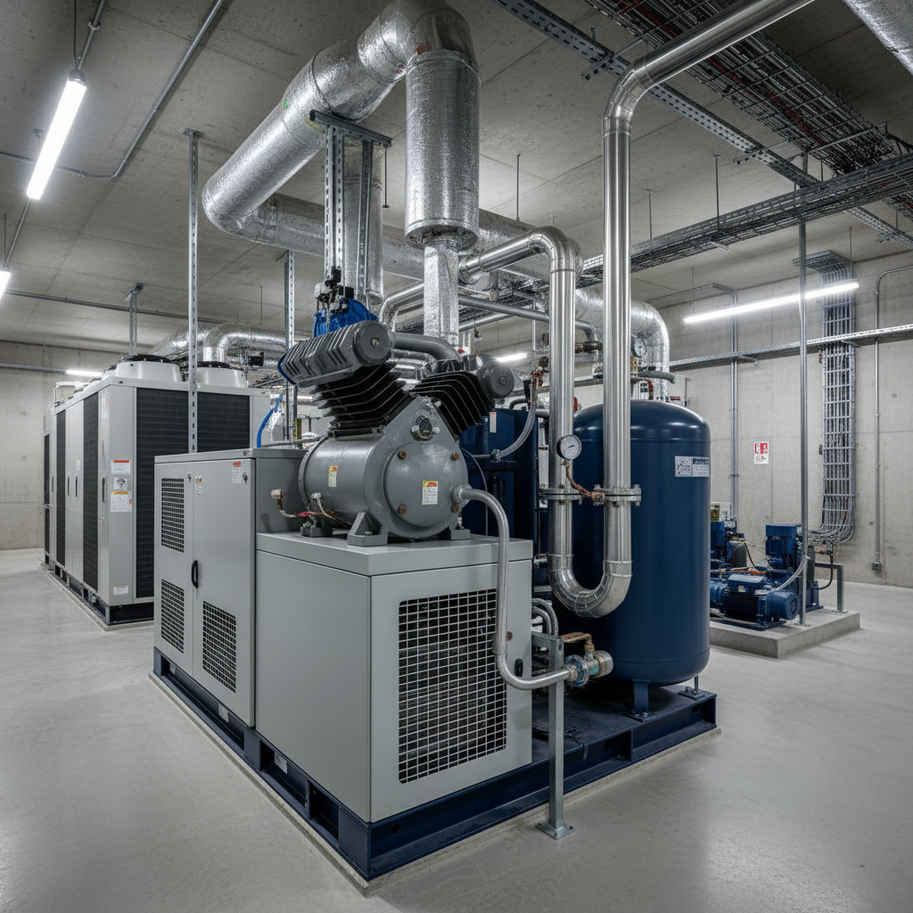 Screw Air Compressor For Commercial HVAC And Building Systems