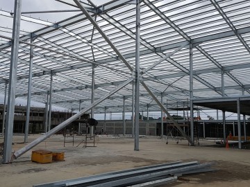 Prefabricated Customized Steel Structure Supermarket Building