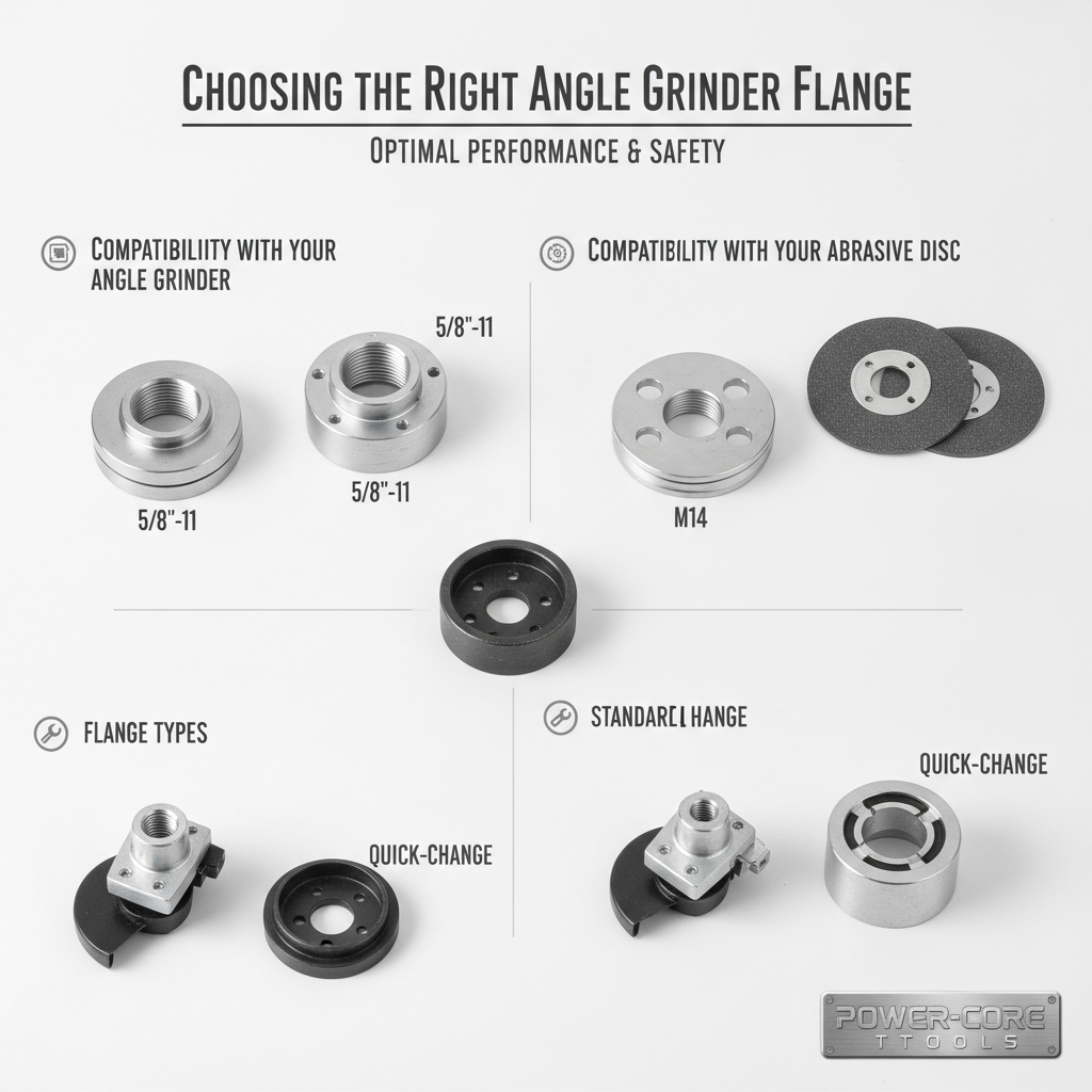 How to Choose the Right Angle Grinder Flange