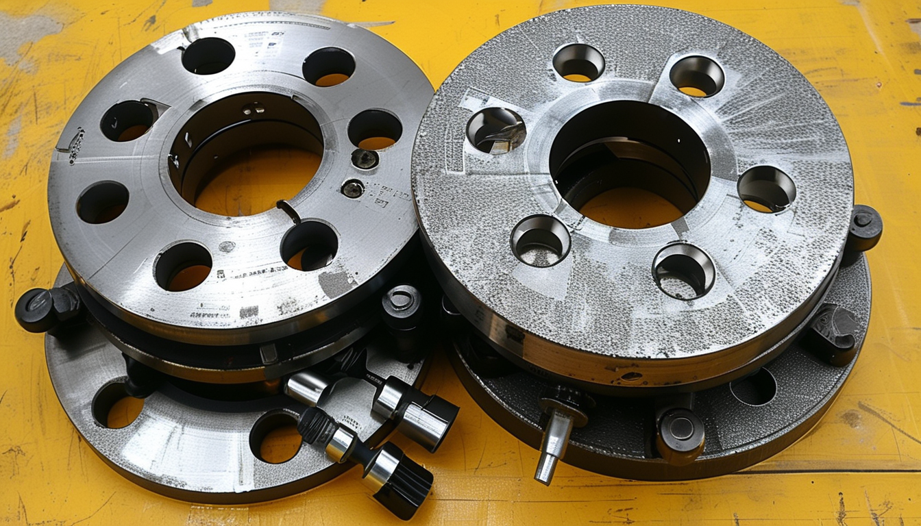 Angle Grinder Upper and Lower Pressure Plates, Conversion Rod Product
