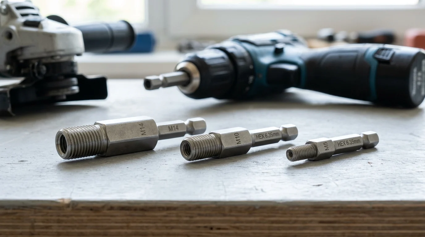 Complete Guide to M14 M10 M5 Hexagonal Conversion Rods for Corner Grinder and Electric Drill Applications