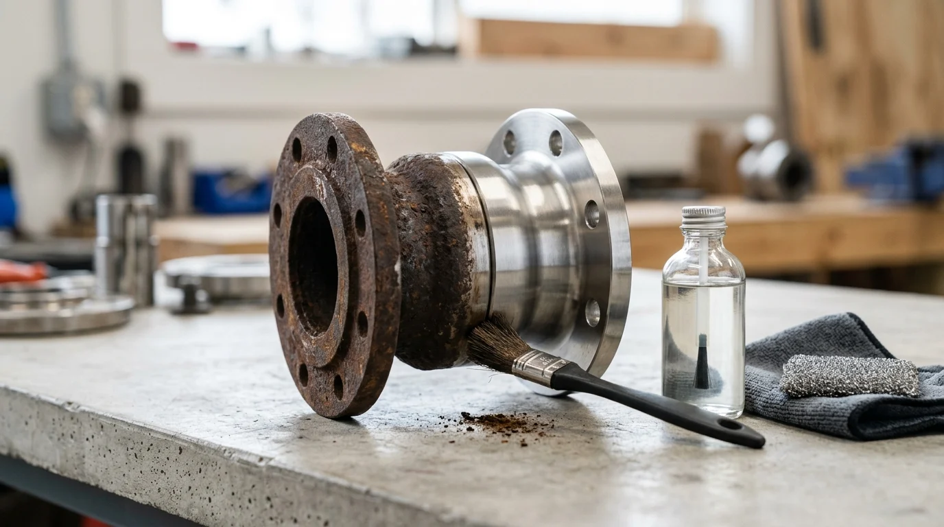 Rust Removal and Polishing Conversion Joint for Professional Workshop and Hardware Applications