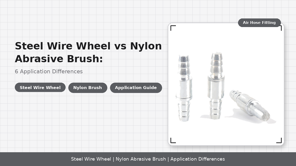 Steel Wire Wheel vs Nylon Abrasive Brush: 6 Application Differences