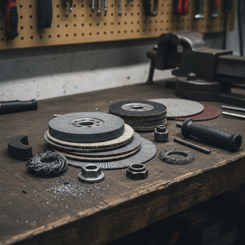 Angle Grinder Parts For Weld Blending