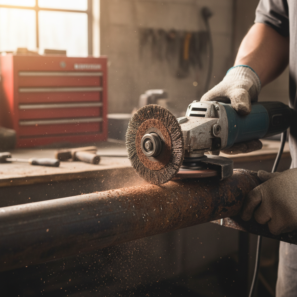 Angle Grinder Lock Nut For Rust Removal