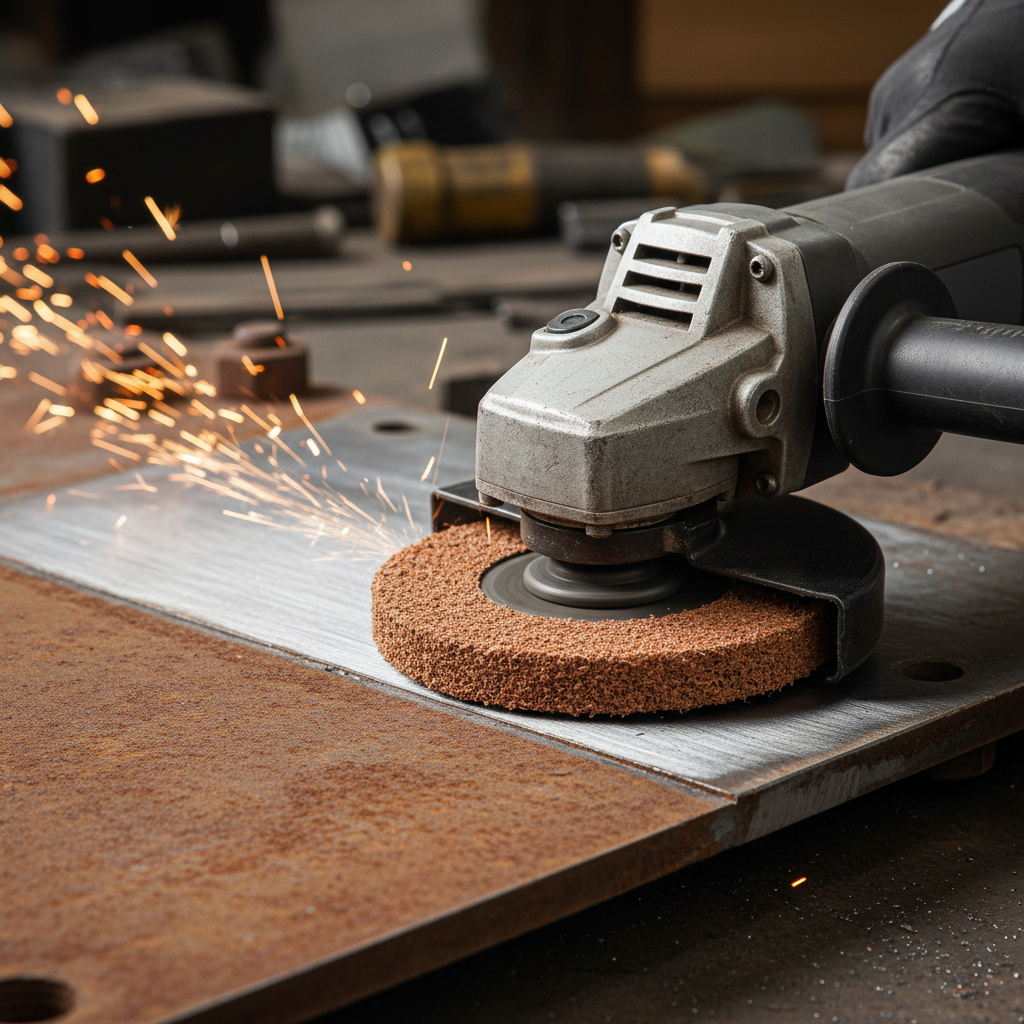 Angle Grinder Polishing Pad For Rust Removal