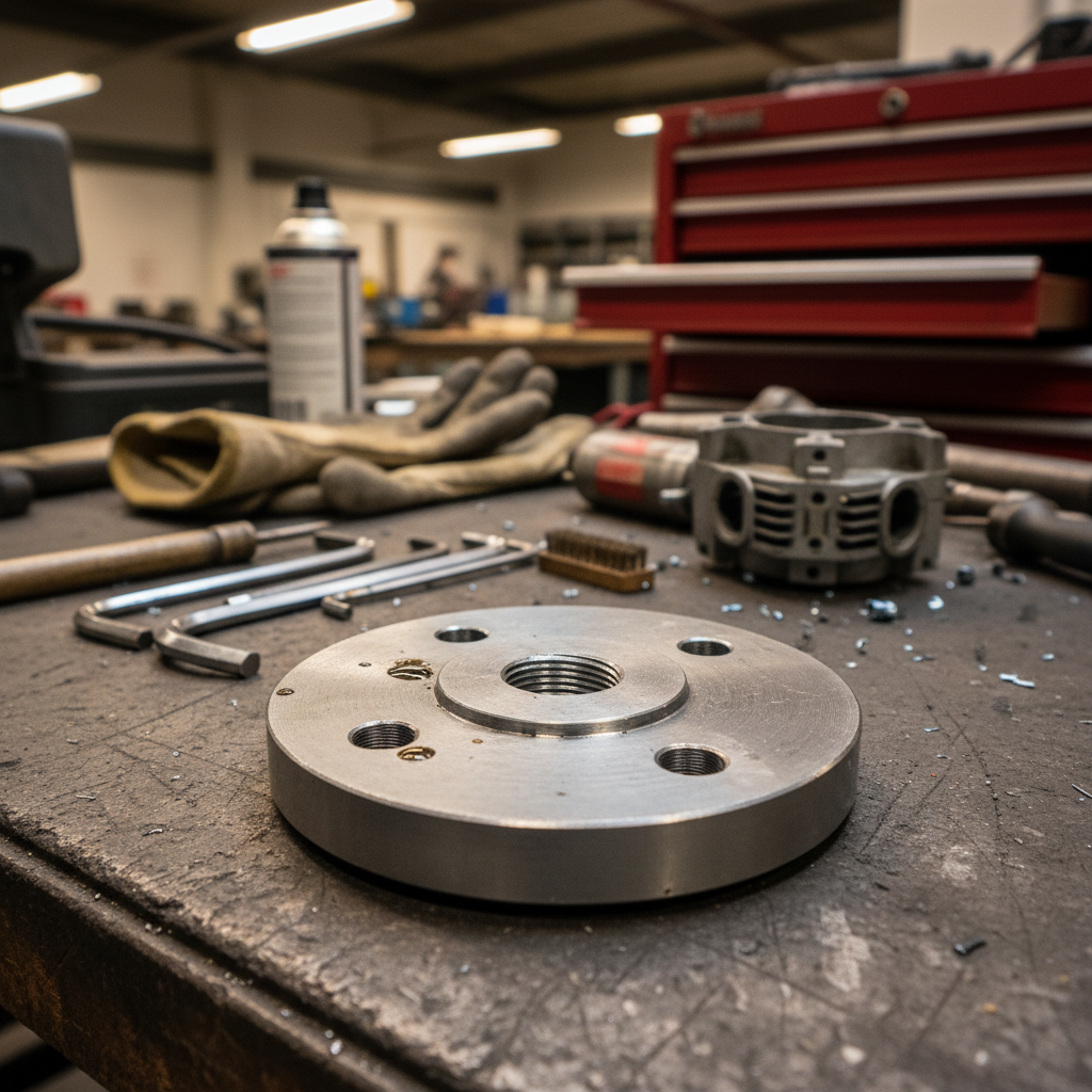 Angle Grinder Backing Flange For Tool Maintenance