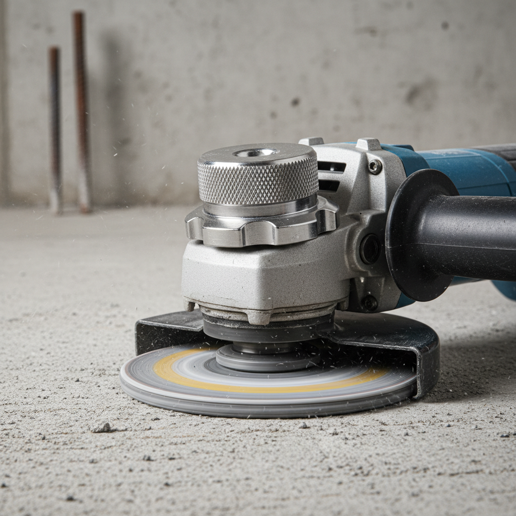 Keyless Angle Grinder Nut For Concrete Smoothing