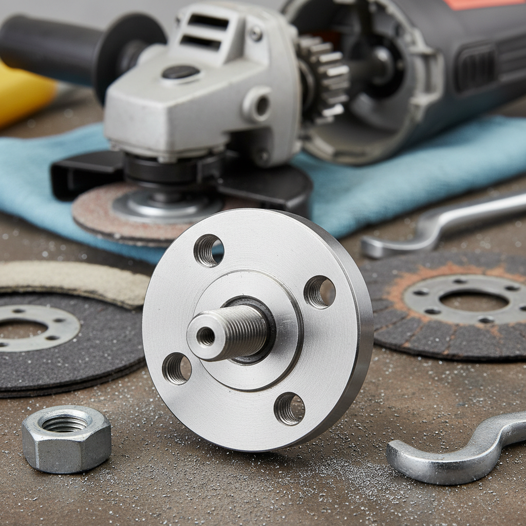 Angle Grinder Arbor For Component Replacement
