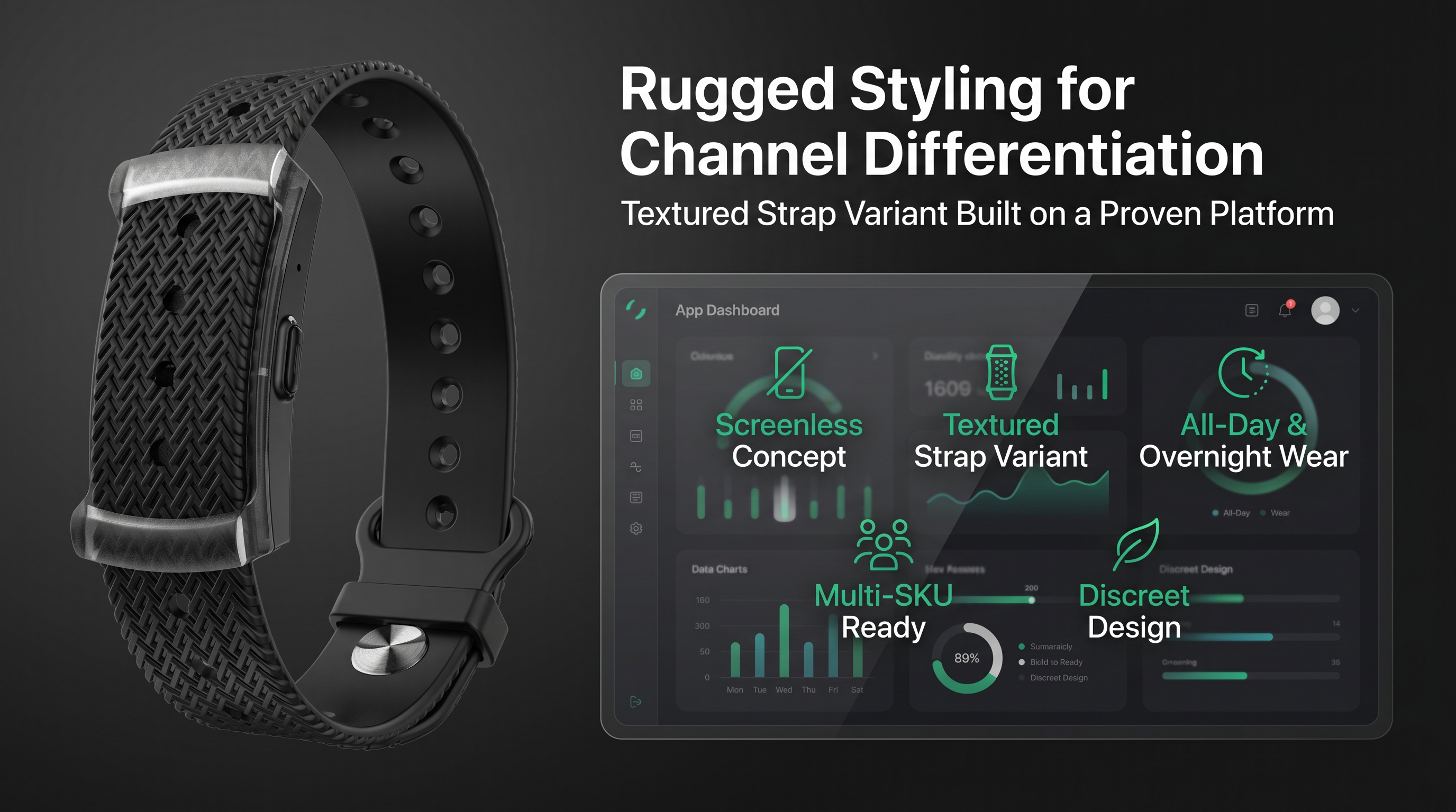 Colorful Interchangeable Strap small screen Fitness Tracker (2)