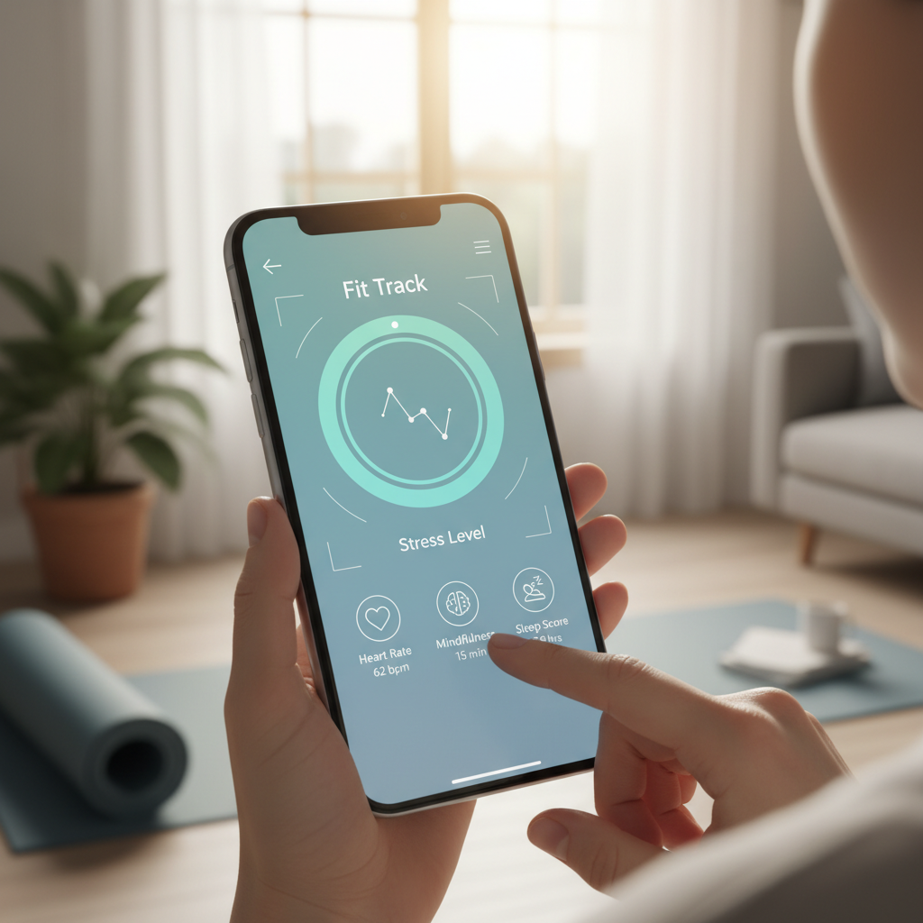 Fit Track App For Stress Management