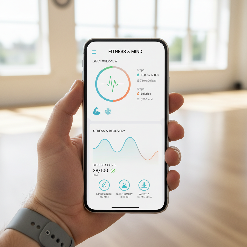 Fitness App Tracker For Stress Management