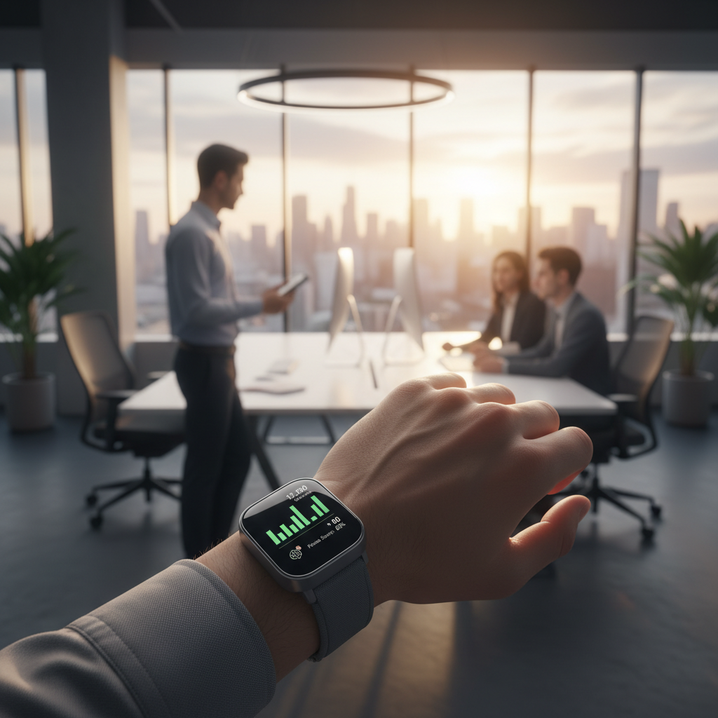 Fit Step Tracker For Workplace Productivity