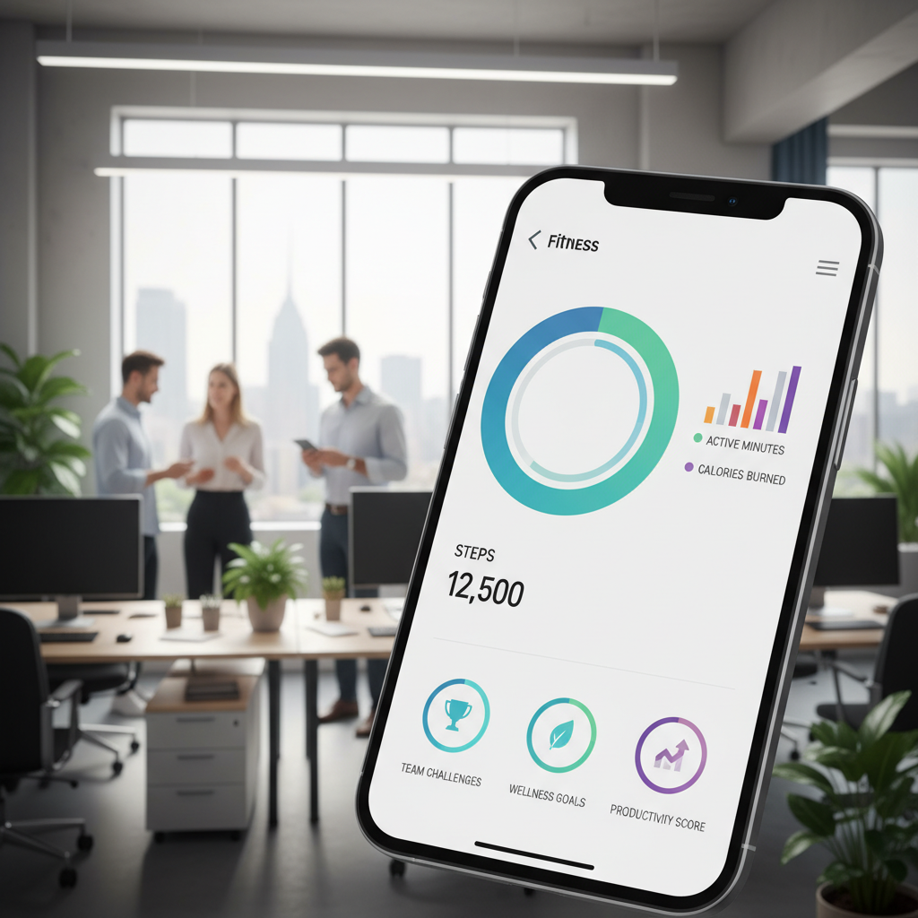 Fitness Track App For Workplace Productivity