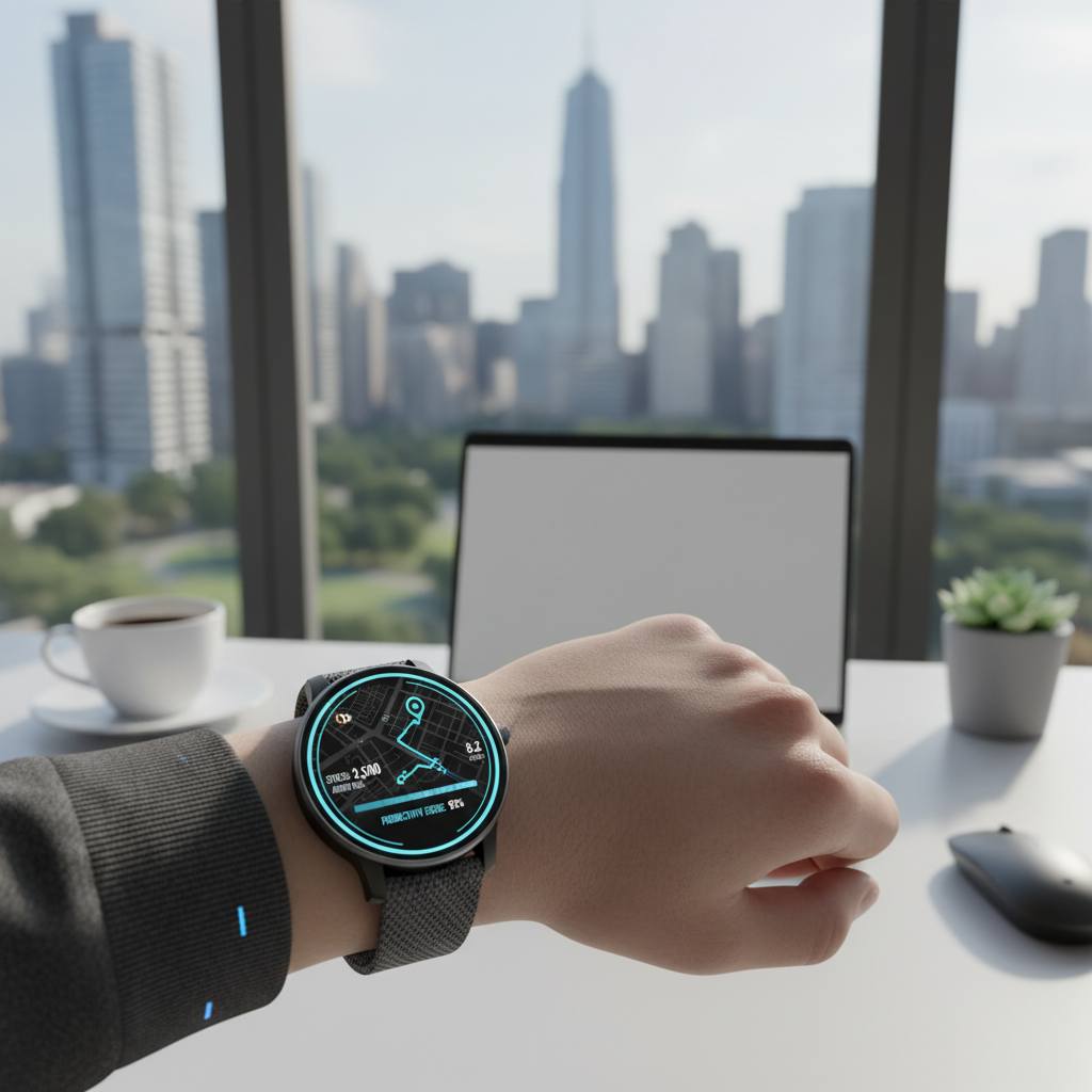 Gps Fitness Tracker For Workplace Productivity