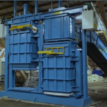 NK-T90S Two Chambers Clothes Baler