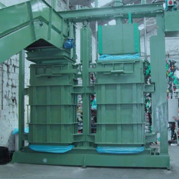 NK-T120S Two Chambers Clothes Baler