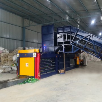 NKW180BD Large Size Horizontal Semi-Automatic Baler
