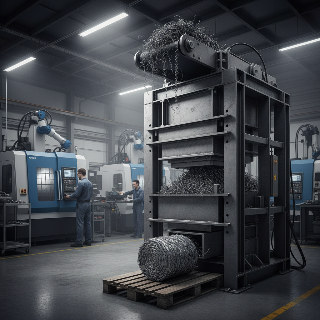 Bale Press Machine For CNC And Machine Shops