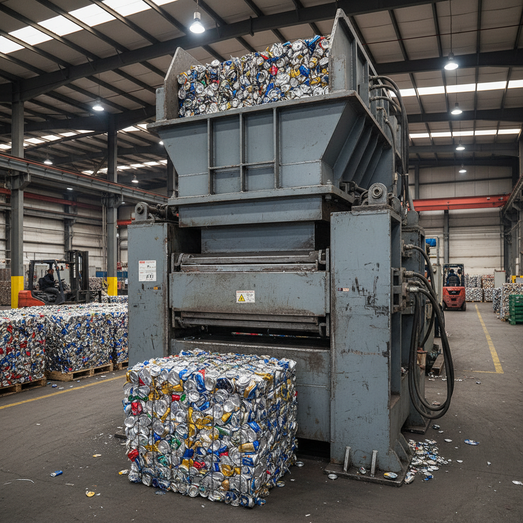 Baling Machine For Aluminum Can Recycling