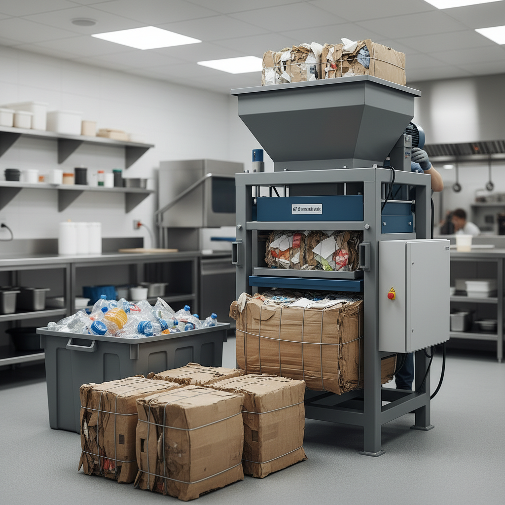 Baling Machine For Hospitality Waste Control