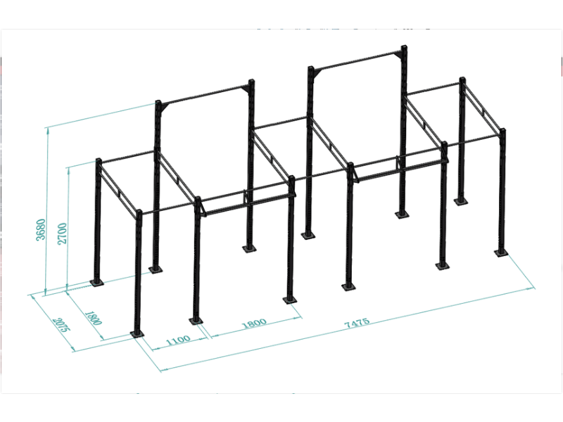Advanced Crossfit Equipment Rack for Gym