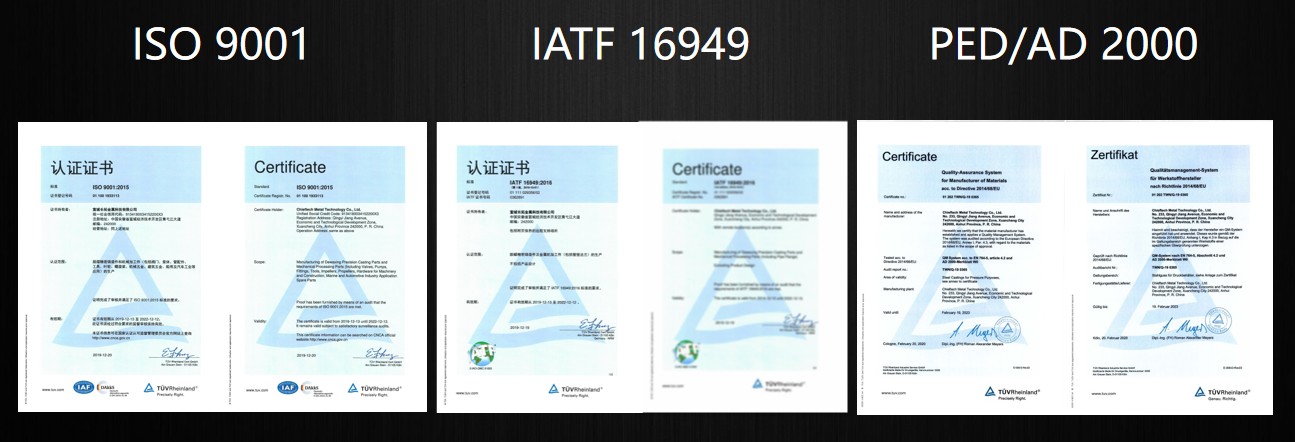 Our Certificates