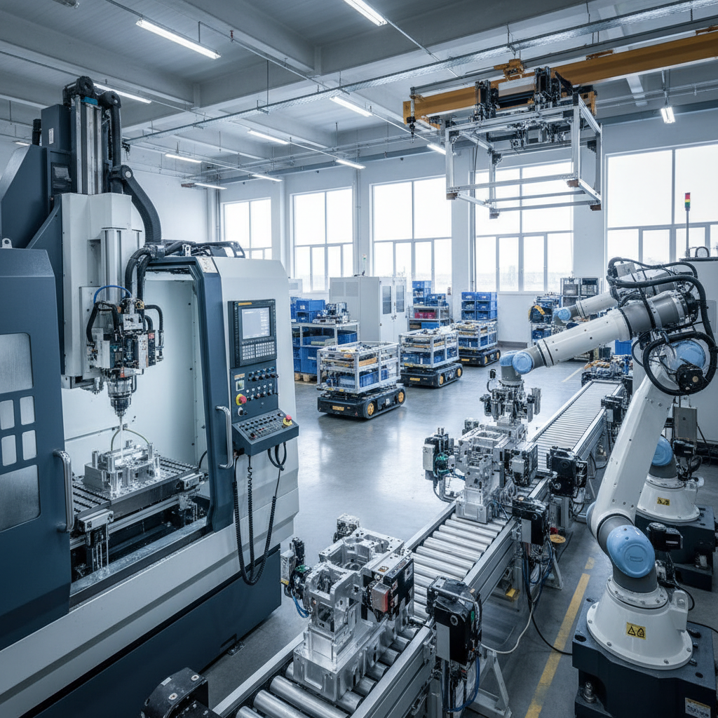 Auto Cnc Machining For Robotics And Automation