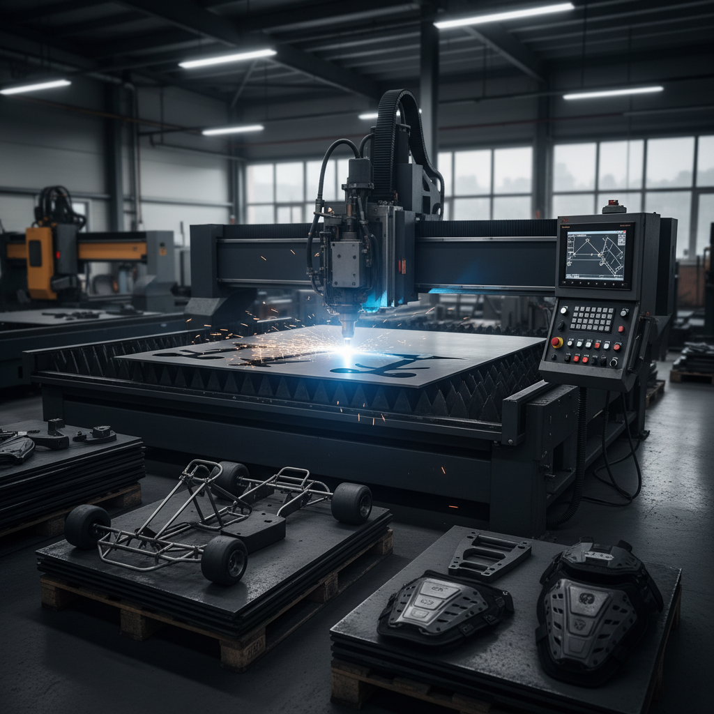 Steel Cnc Cutting Machine For Sports And Racing Gear