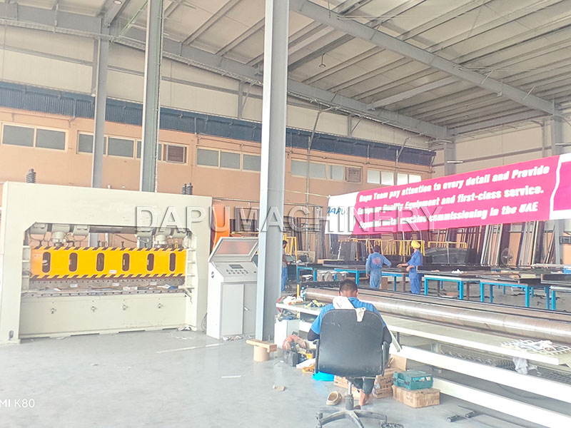 UAE Construction Material Manufacturer Chooses DAPU 160T Expanded Metal Machine