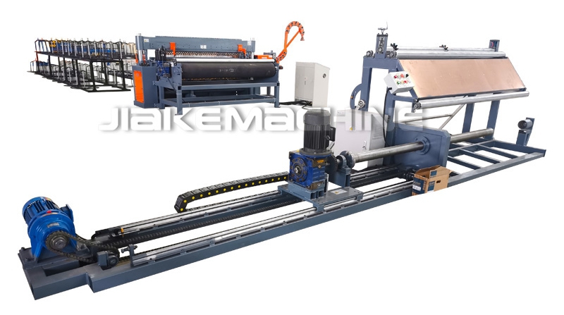 Welded mesh machine loading 01