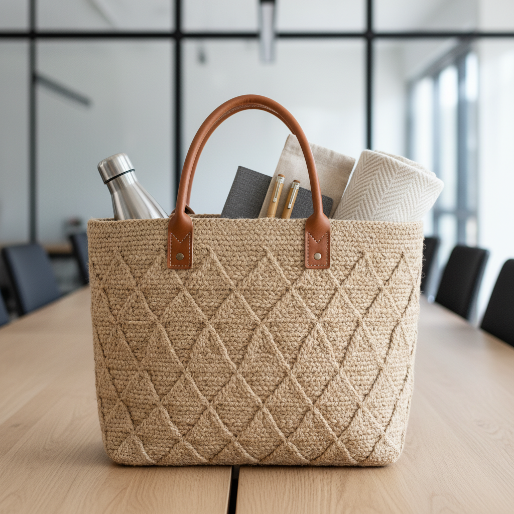 Woven Tote For Corporate Gifting And Branding
