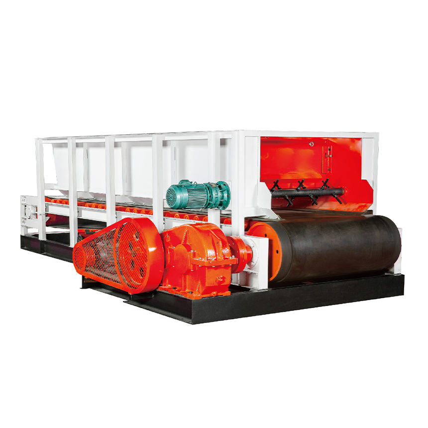 Rubber Belt Box feeder for clay brick making