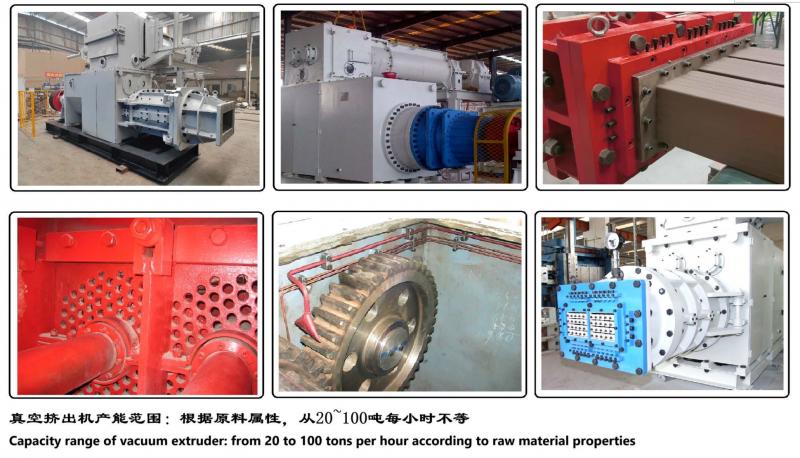 Semi stiff double stage vacuum extruder