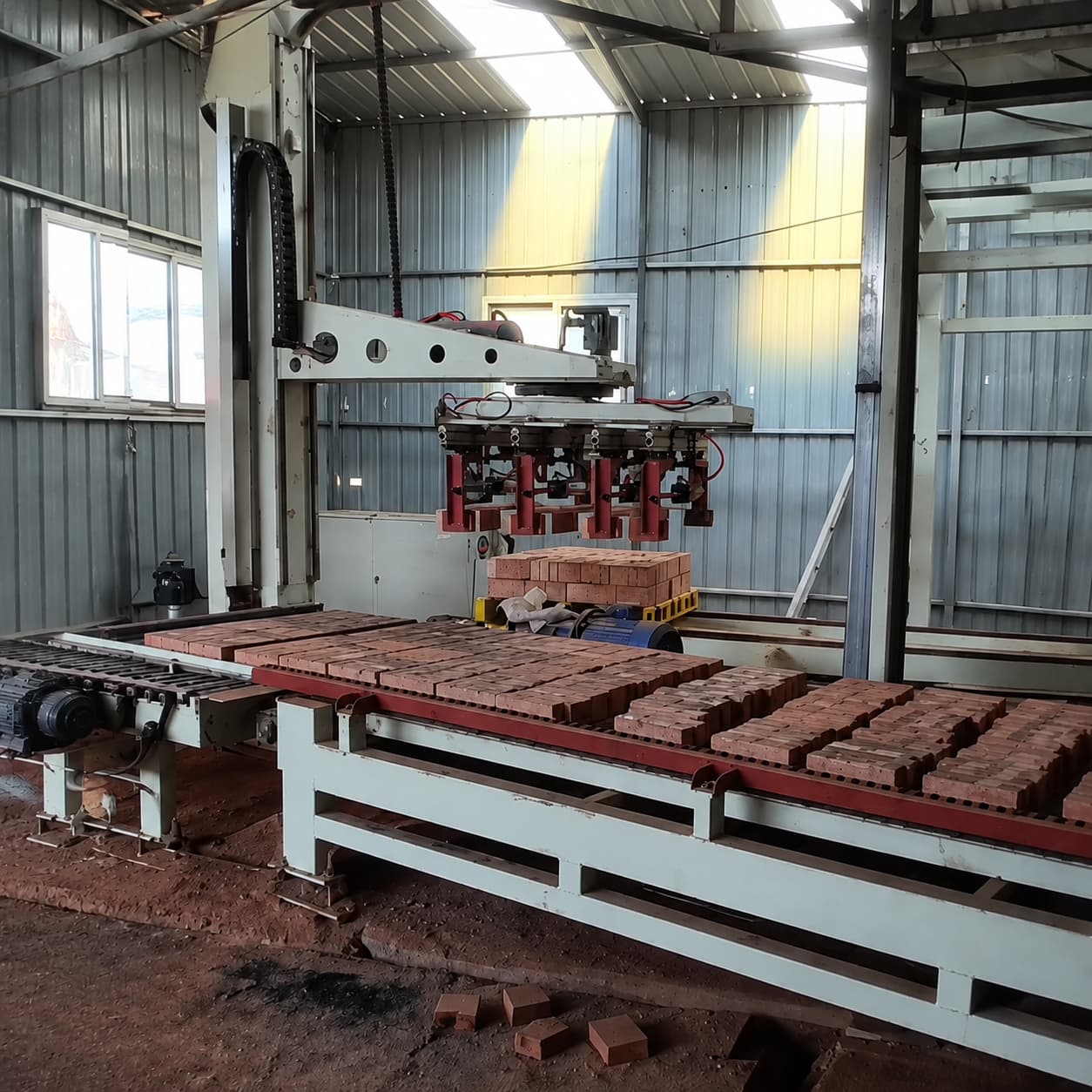 Industrial Full Automatic Brick Packing Bundling Machine 2 Workers Operated Stable Brick Strapping Machine for Tunnel Kiln Rotary Kiln