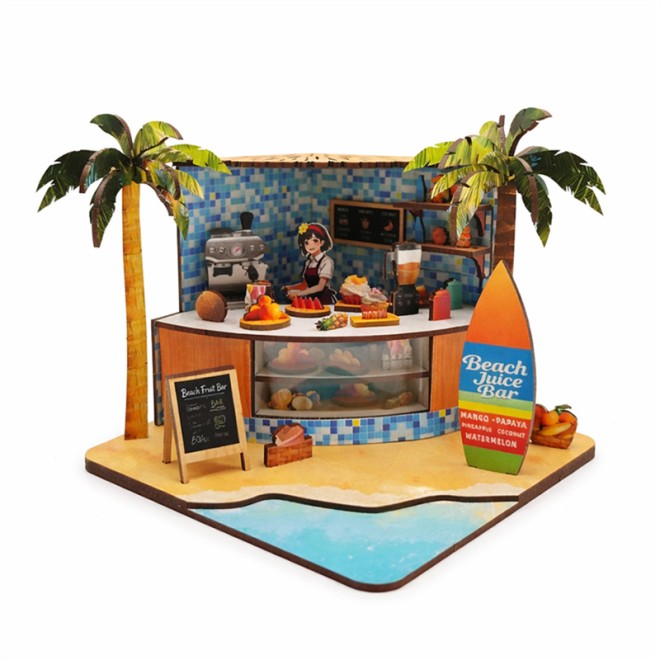 DIY Wooden Miniature Beach Shop Kit
