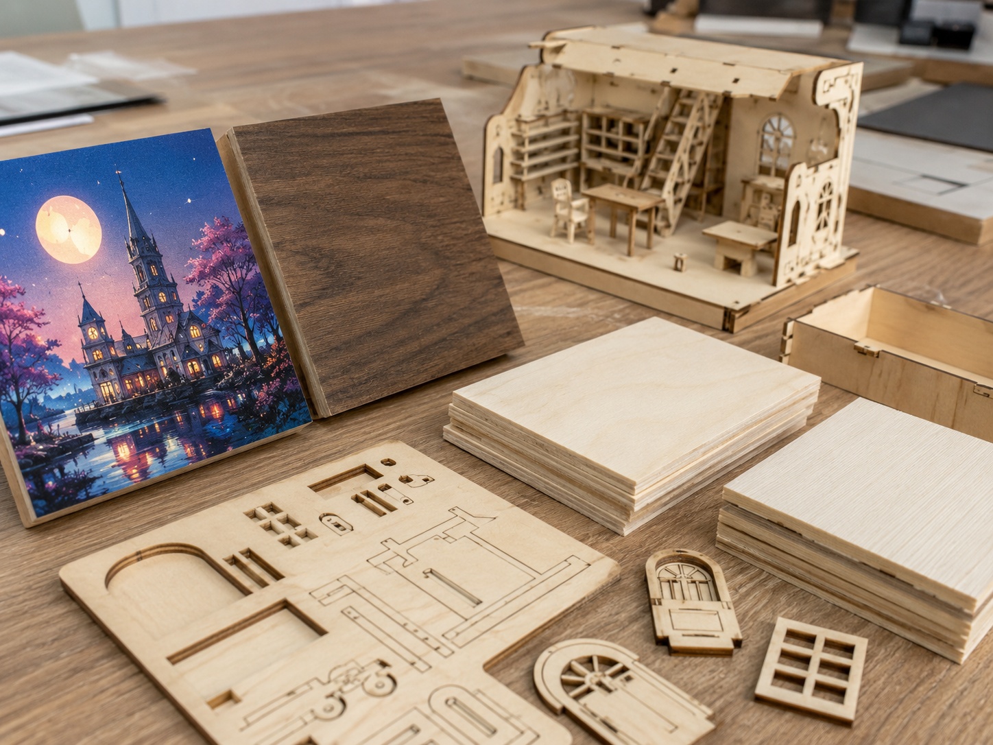 wooden-diy-material-selection-product-development
