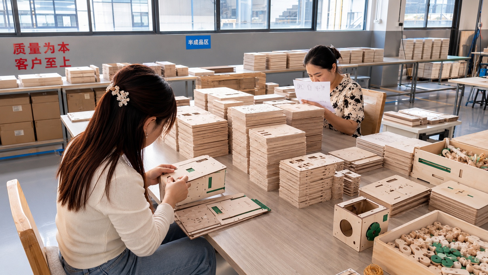 wooden-diy-kits-quality-inspection