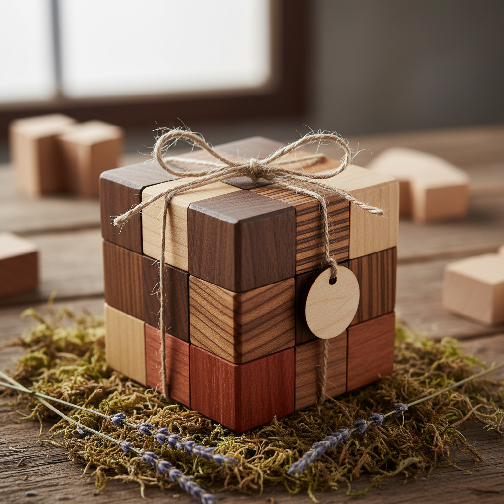 Puzzle Wood Block For Gift Giving