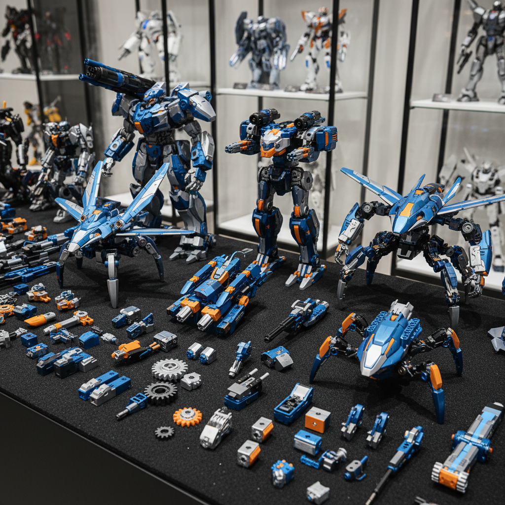Robot Blocks For Collectible Modeling